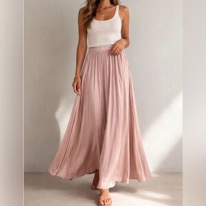 American Eagle Outfitters Dusty Rose Maxi Skirt